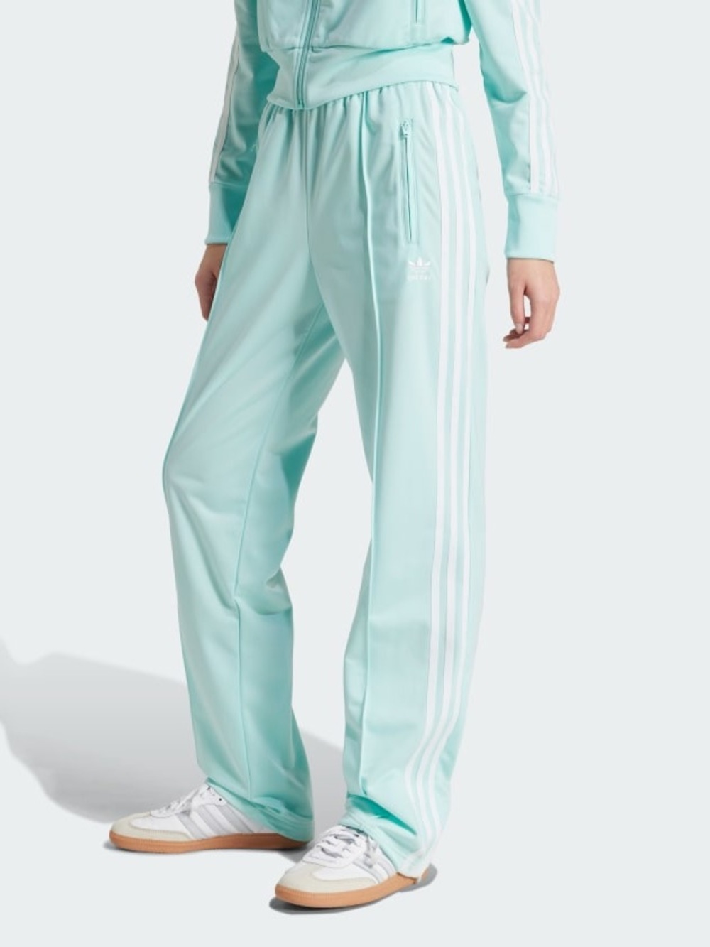 NWT Adidas Adicolor Classics Firebird Track Pants in Semi Flash Aqua Women’s M